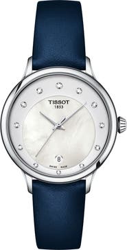 Tissot Odaci-T Leather Strap Watch, 33mm