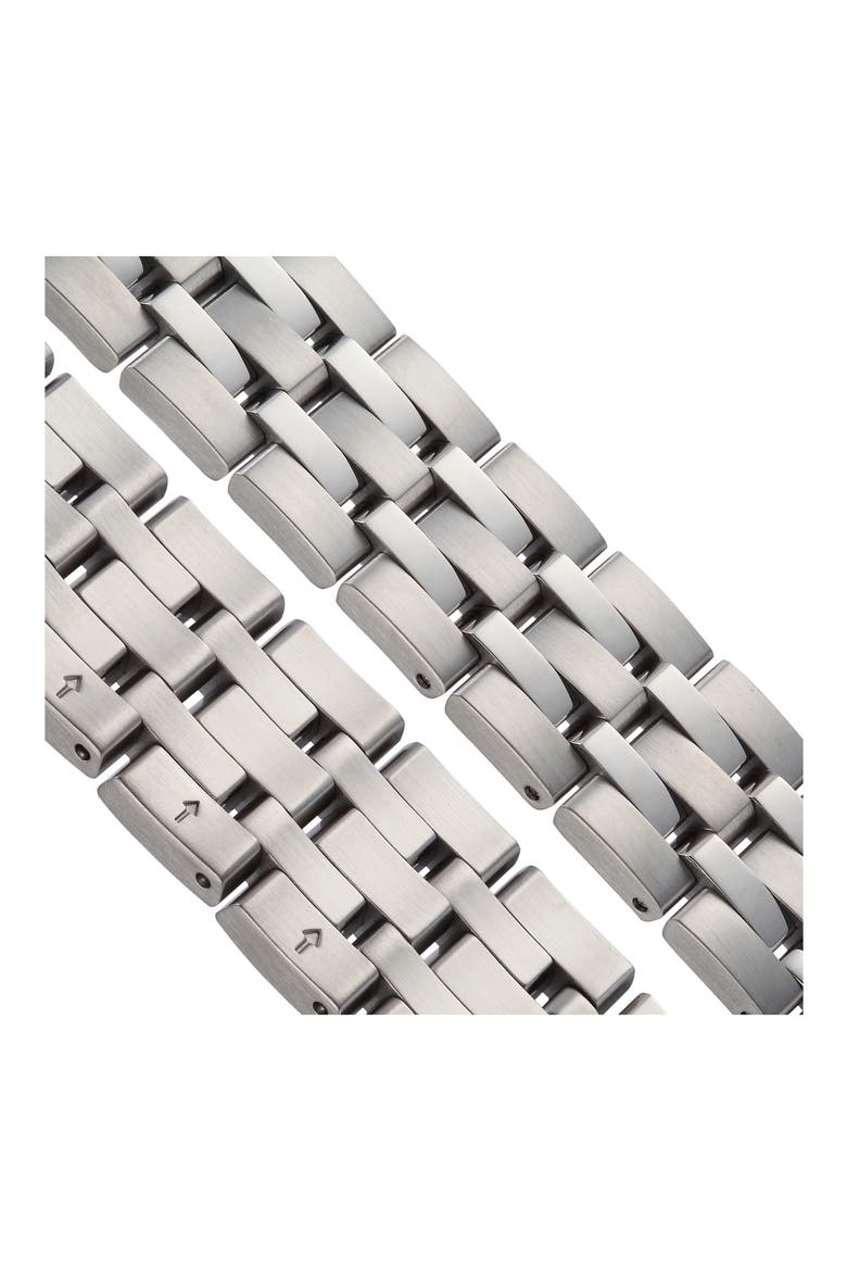 PRC200 Chronograph Bracelet Watch, 42mm, Alternate, color, SILVER/ BLACK/ SILVER