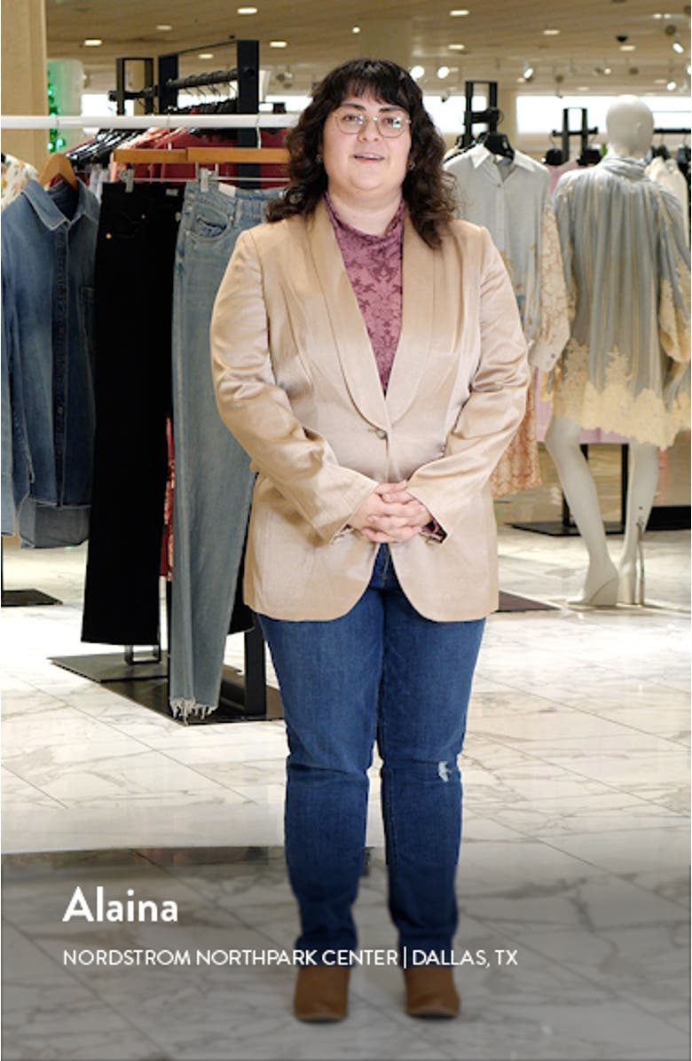 Oversize Satin Blazer, sales video thumbnail