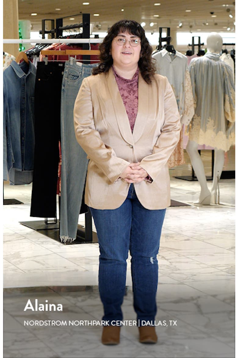 Oversize Satin Blazer video
