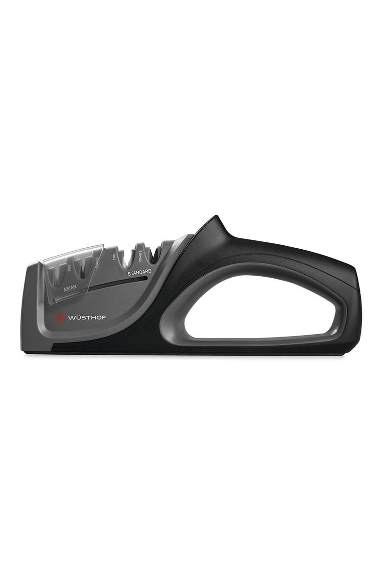 Two-Stage Hand-Held Knife Sharpener, Main, color, BLACK