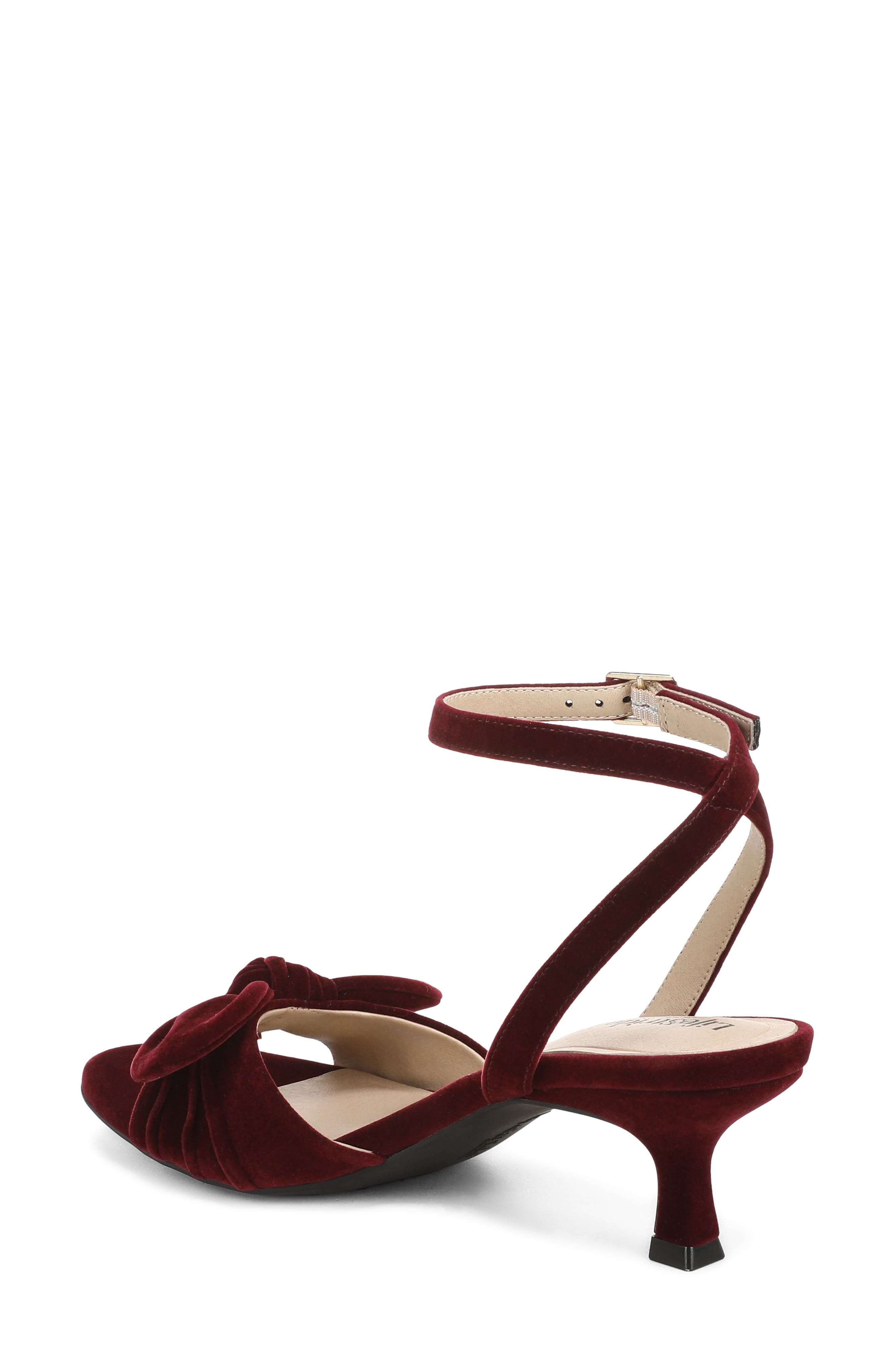 Nola Sandal, Alternate, color, BERRY RED