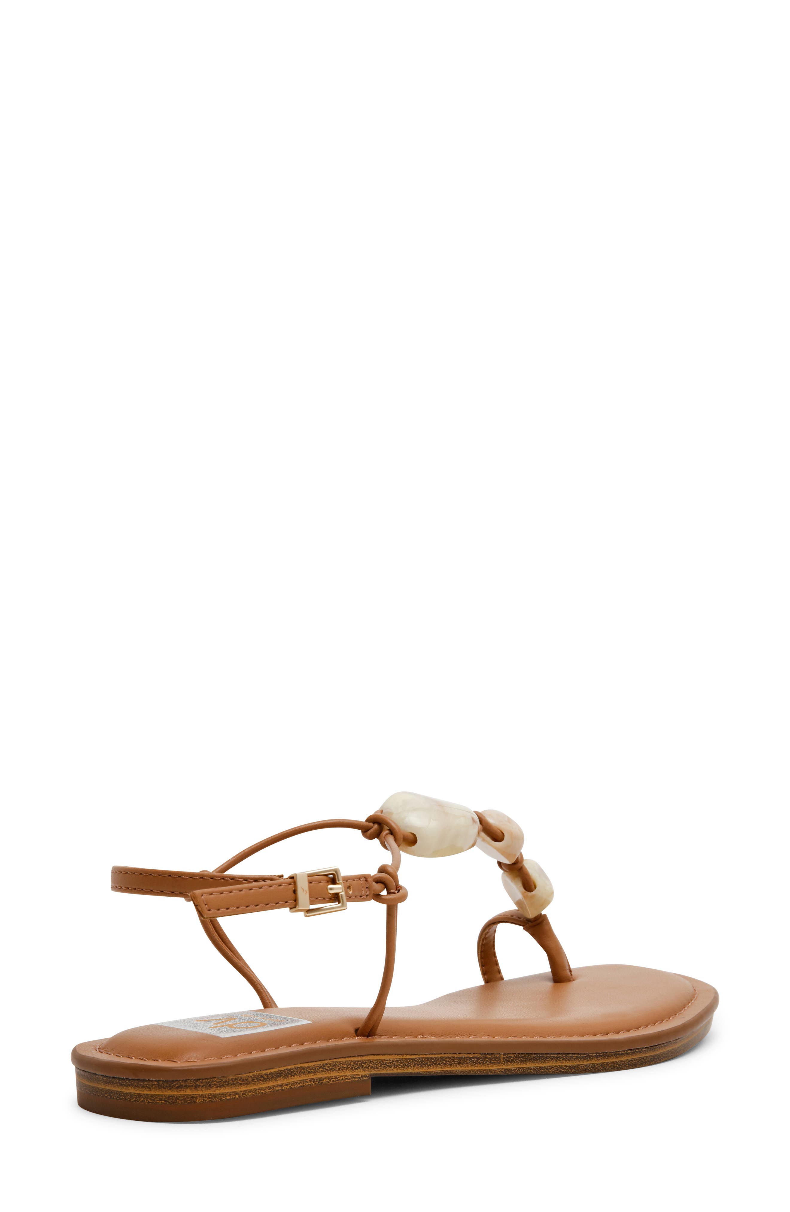 Jazi Toe Loop Sandal, Alternate, color, TOFFEE MULTI