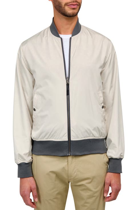 Slim Fit Floral Reversible Bomber Jacket