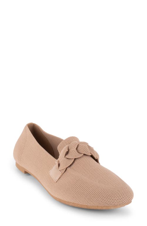 Tahari Andalusia Knit Loafer In Nude