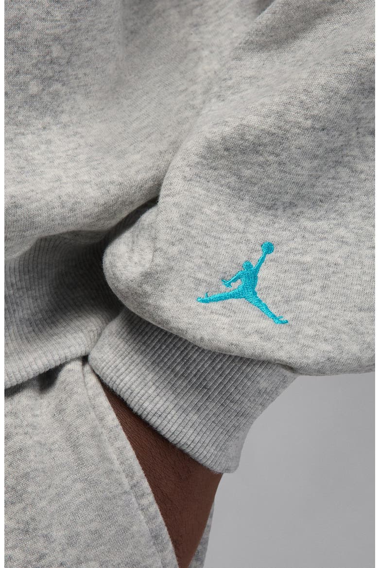 Graphic Fleece Sweatshirt, Alternate, color, GREY HEATHER/ GAMMA BLUE