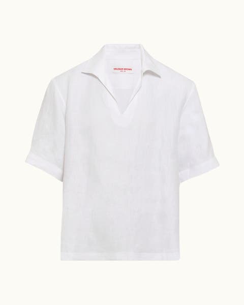 Vincent Linen Relaxed Fit Overhead Linen Shirt