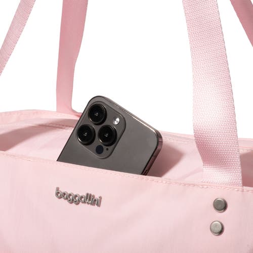 Baggallini Carryall Laptop Tote Bag In Bagg Pink