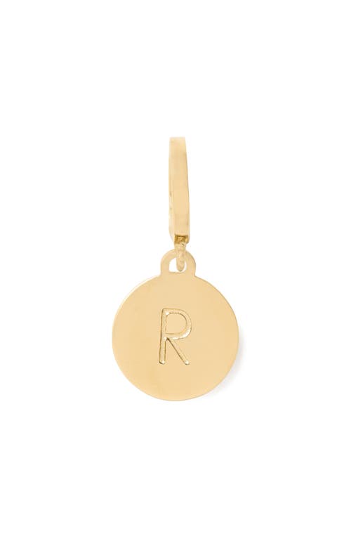 Kate Spade New York Mini R Charm In Gold