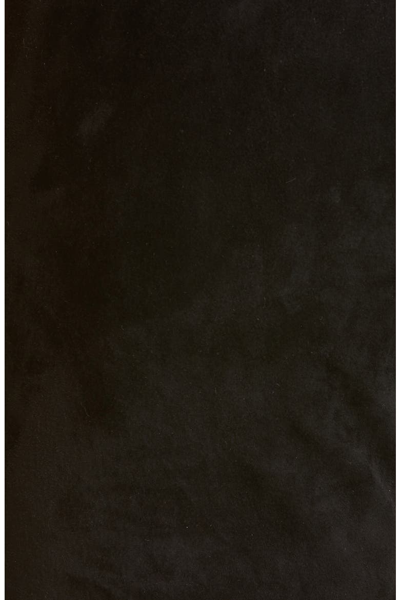 Stretch Suede Kick Pants, Alternate, color, BLACK