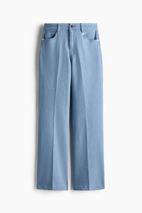 Bootcut Twill Trousers
