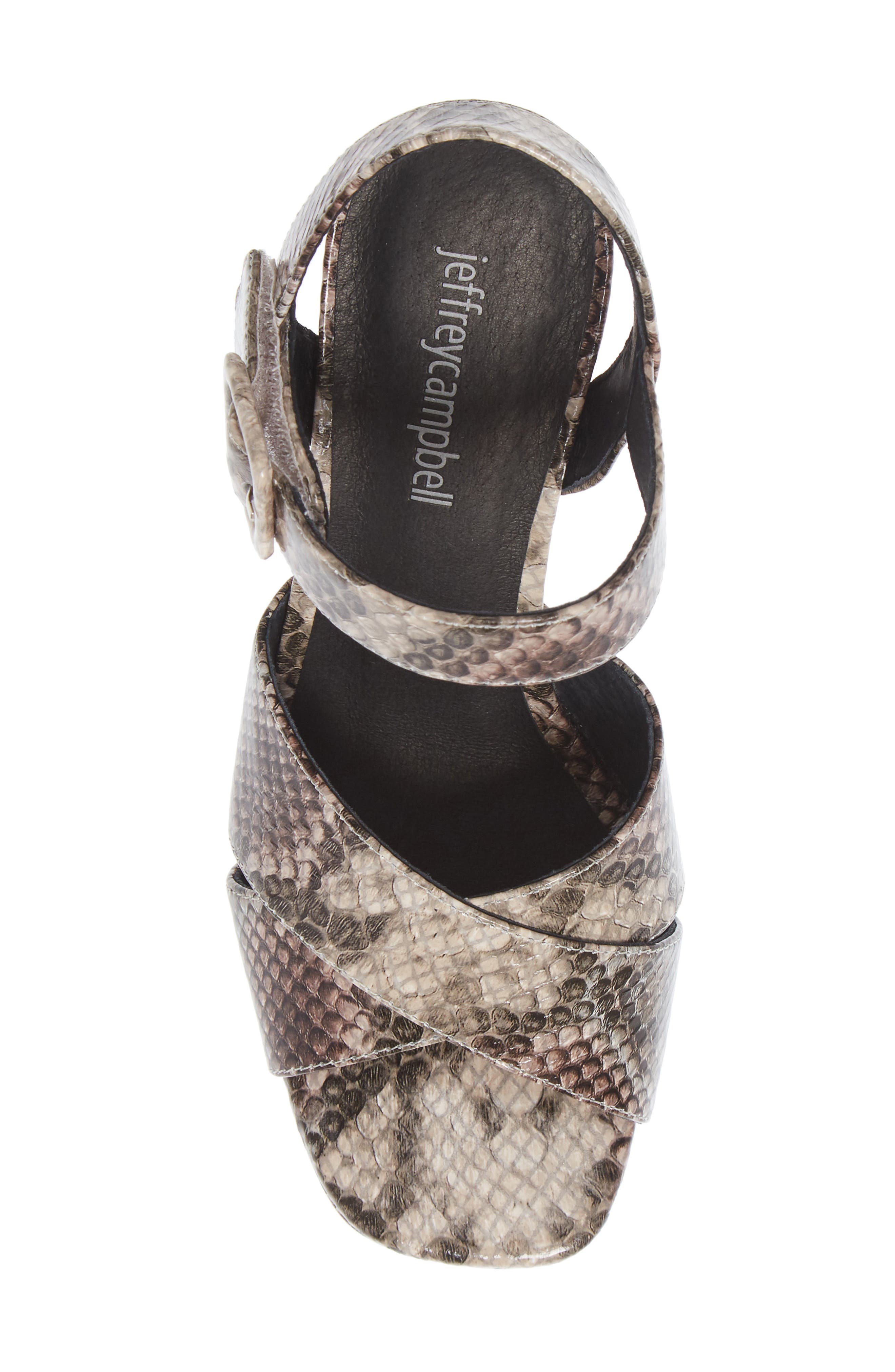 Amma Platform Sandal, Alternate, color, BROWN MULTI SNAKE PRINT