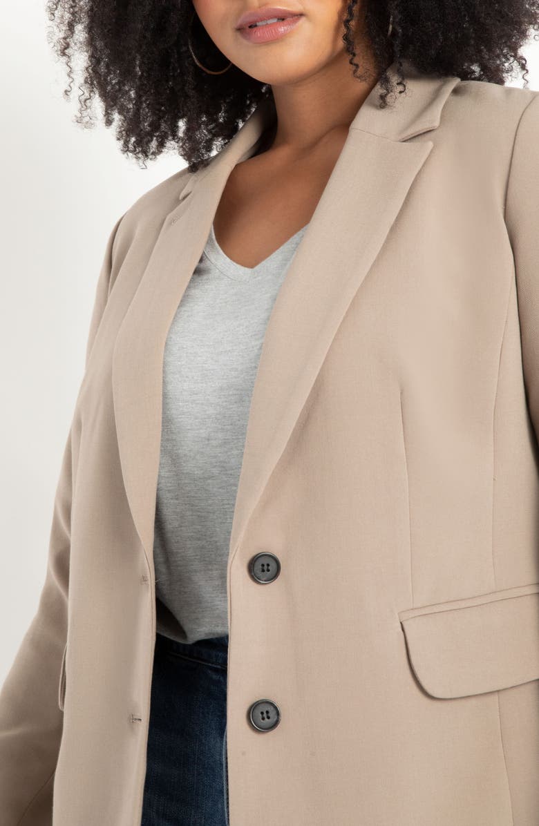 ELOQUII The 365 Longline Tailored Blazer, Alternate, color, 