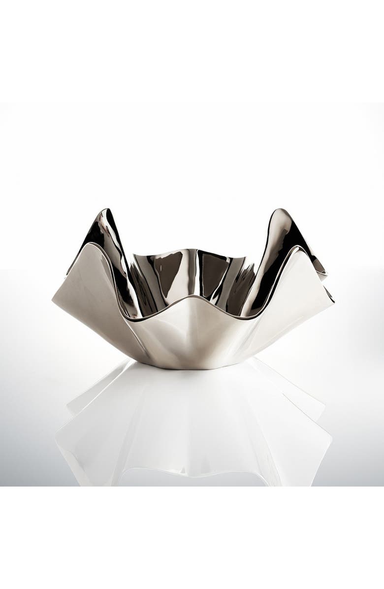 Lunares Royale Bowl, Main, color, Silver