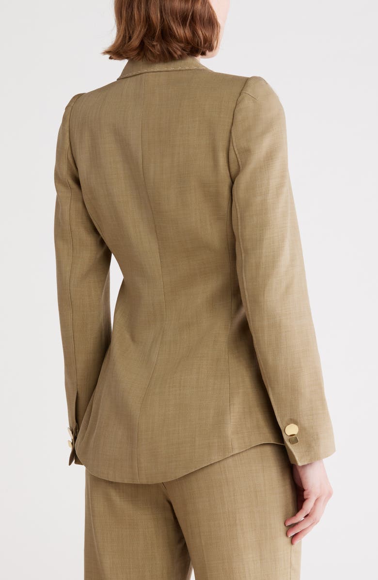 Cult Gaia Wanye One-Button Blazer, Alternate, color, Tea