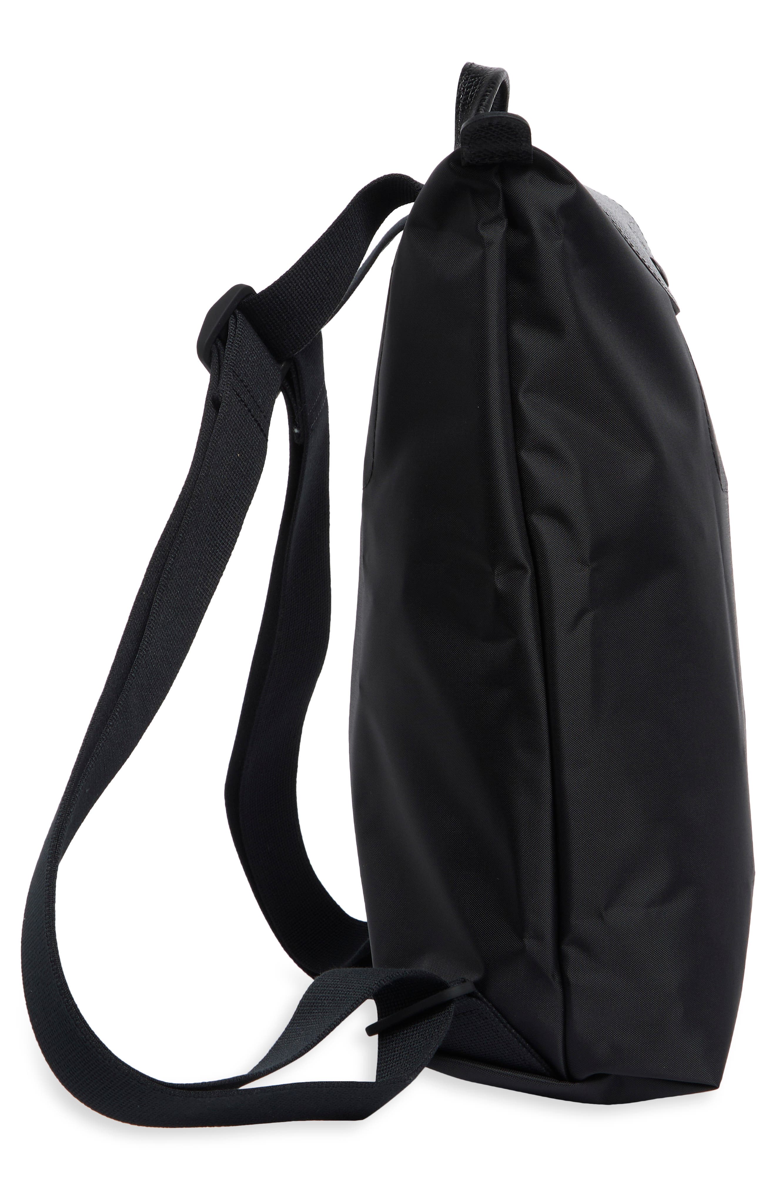 Longchamp Medium Le Pliage One Backpack, Alternate, color, Black