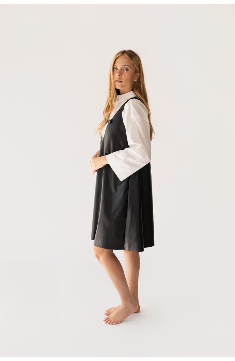 By Tess Collection Salome Jumper, Alternate, color, Black / Tall