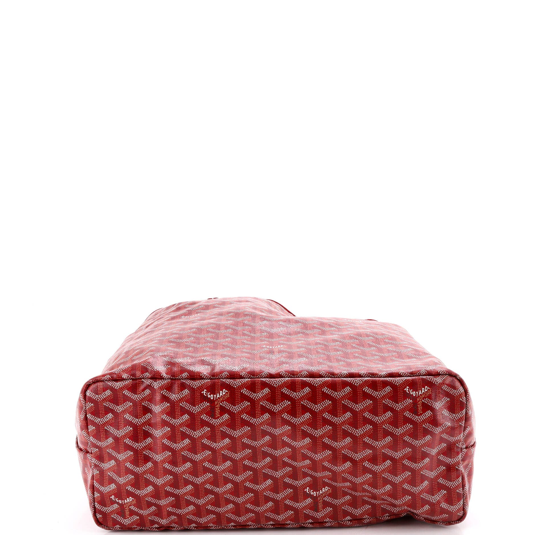 Pre-Owned Goyard Saint Louis Tote Coated Canvas PM, Alternate, color, Red