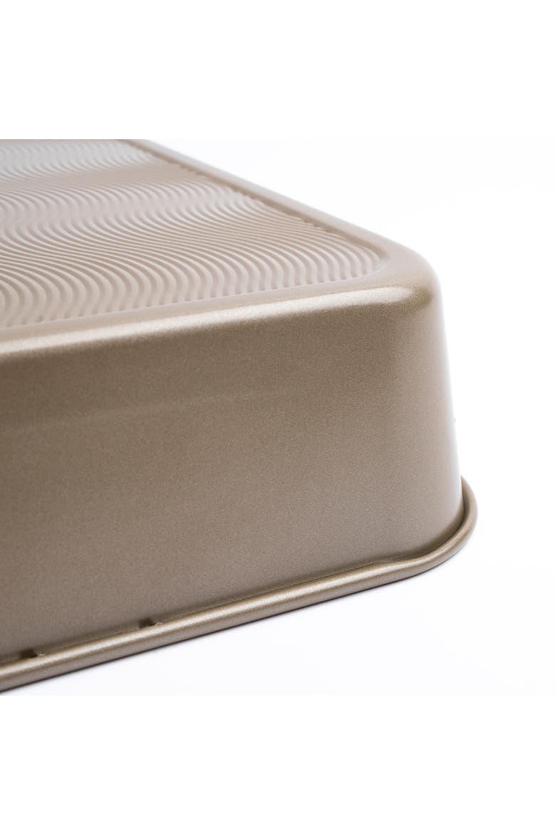 15.5 x 11-Inch Rectangular Steel Nonstick Roasting Pan, Alternate, color, Brown