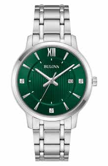 Sutton Diamond Marker Bracelet Watch, 40mm