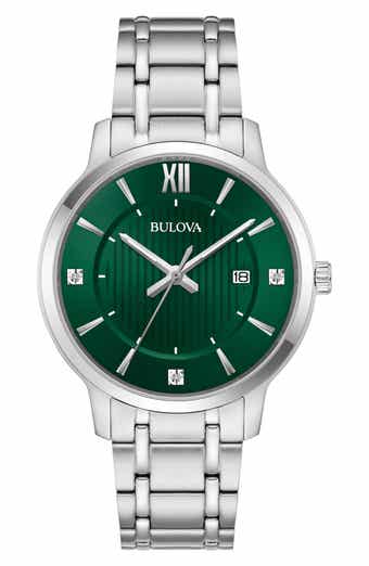 Sutton Diamond Marker Bracelet Watch, 40mm