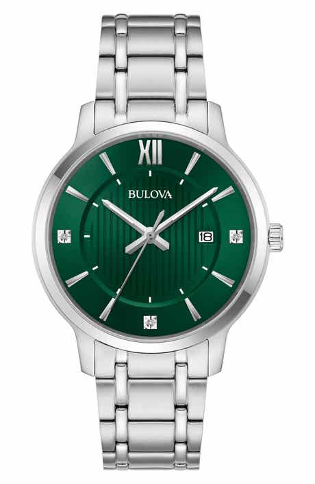 Sutton Diamond Marker Bracelet Watch, 40mm