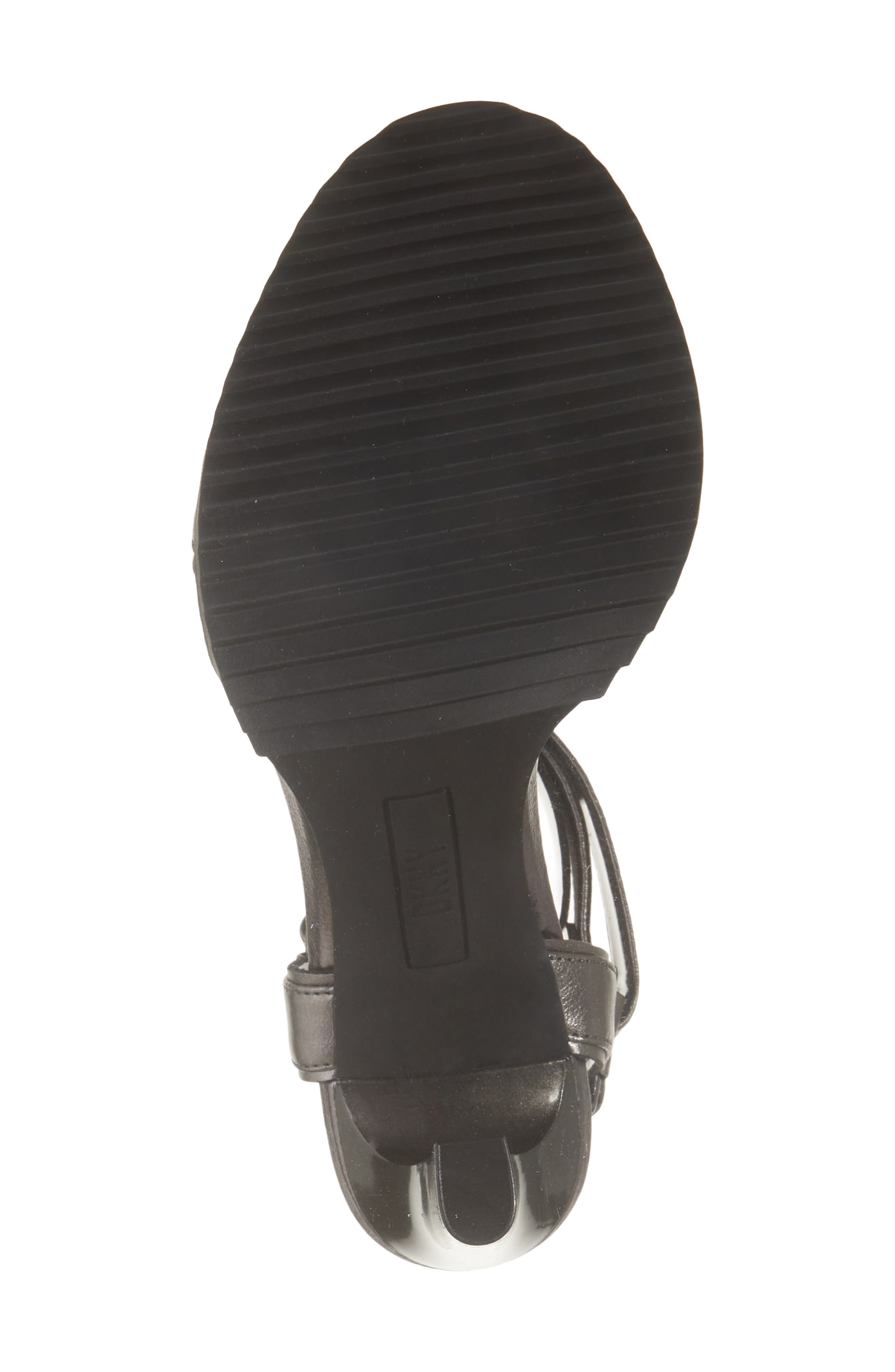 DKNY Bayli Ankle Strap Sandal, Alternate, color, Gunmetal