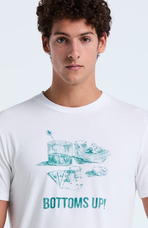 Original Penguin Bottoms Up Graphic T-shirt In White