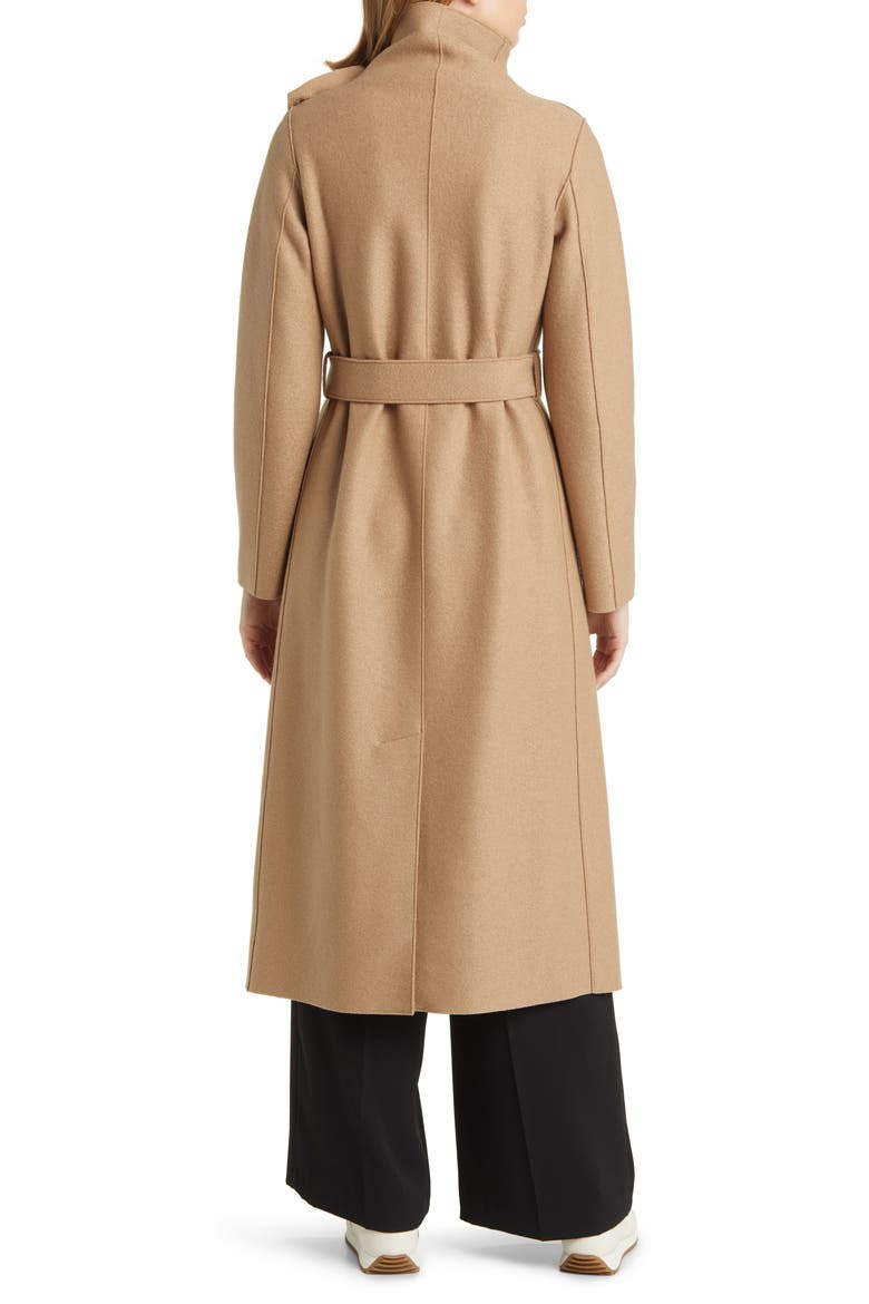 Volcano Belted Wool Coat, Alternate, color, TAN