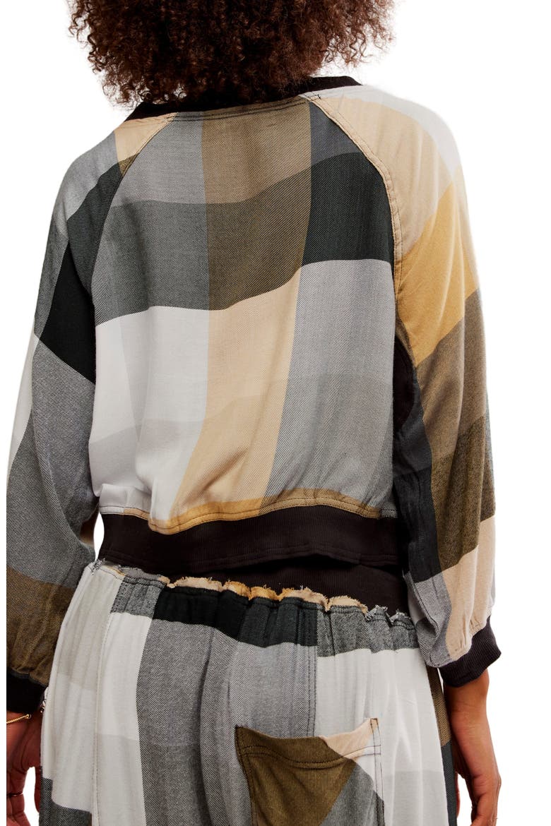 Sugar Cookie Flannel Pajama Sweatshirt, Alternate, color, NEUTRAL COMBO