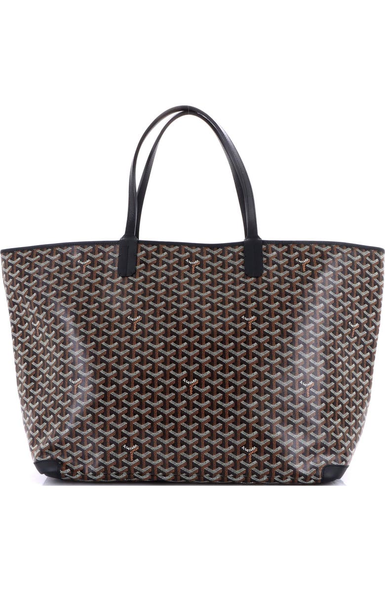 Pre-Owned Goyard Artois Tote Coated Canvas GM, Main, color, Black