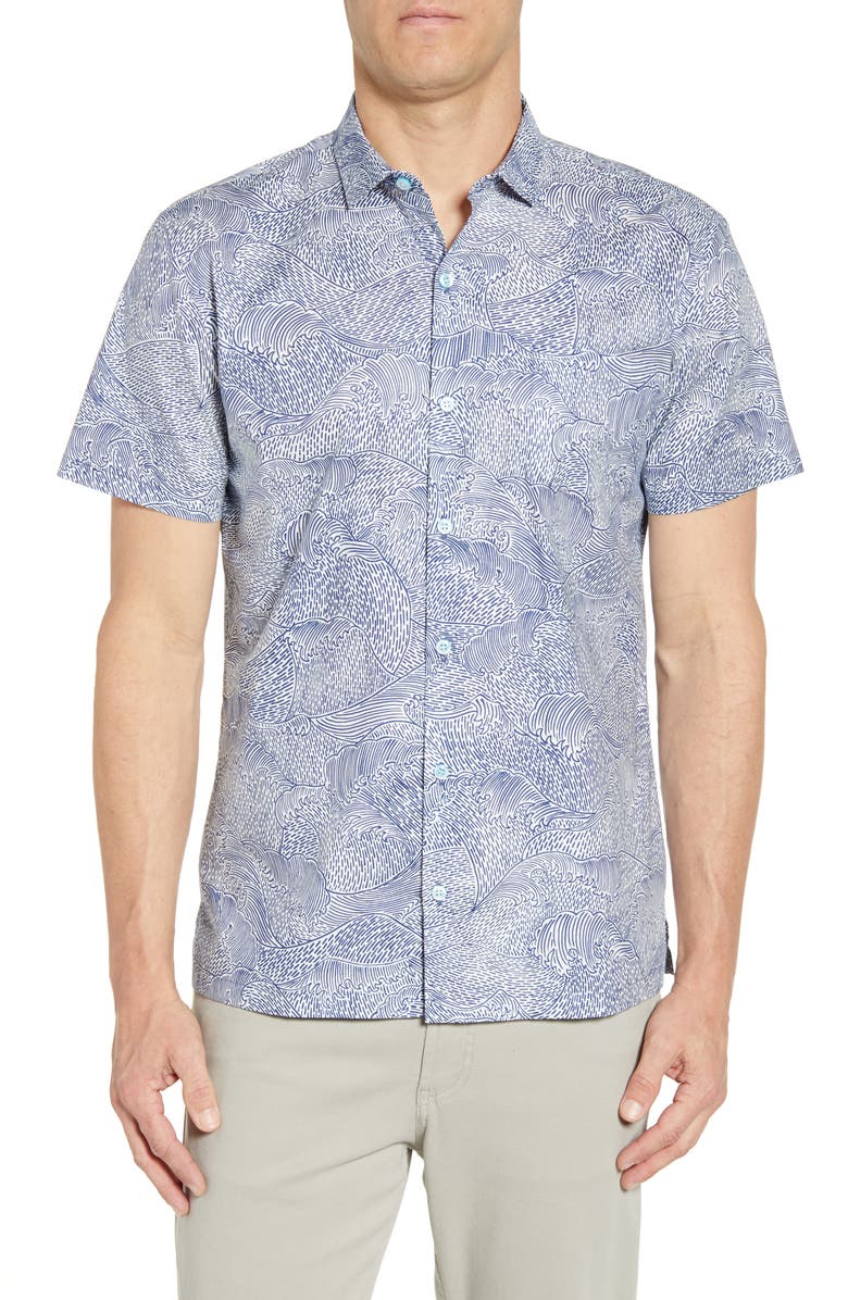 Tori Richard Tendensea Regular Fit Shirt, Main, color, White