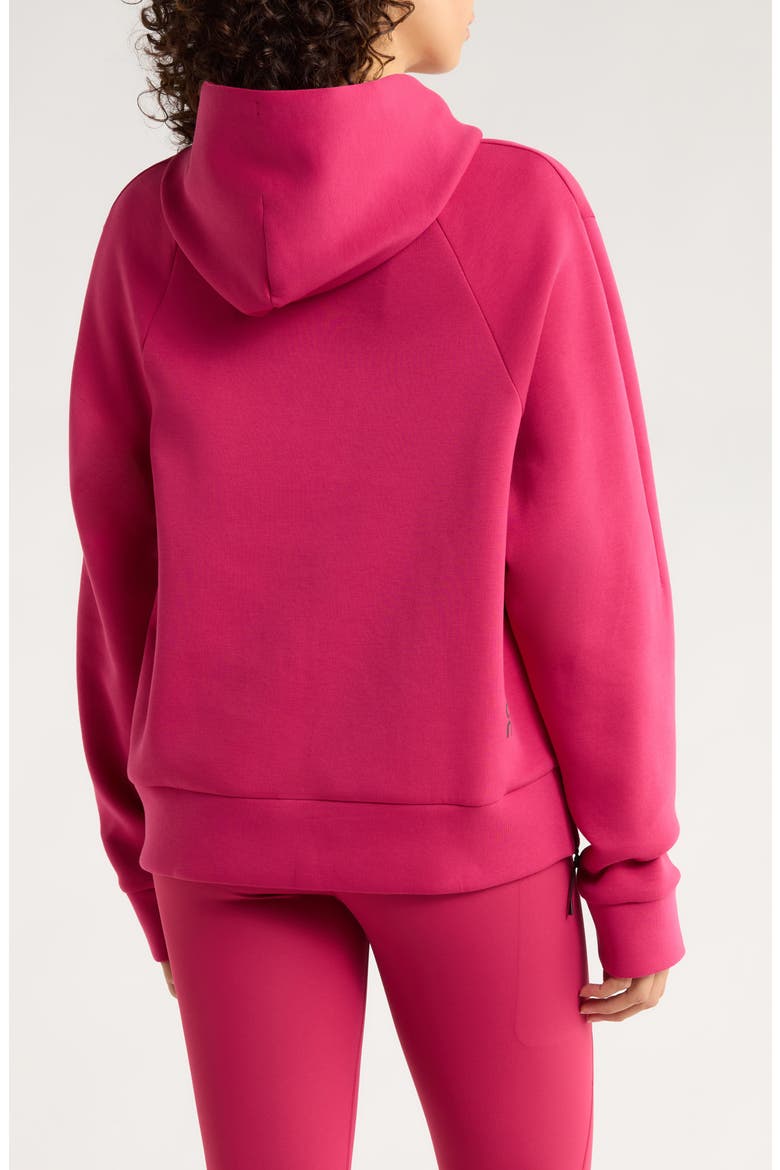 Focus Tech Hoodie, Alternate, color, GRENADINE