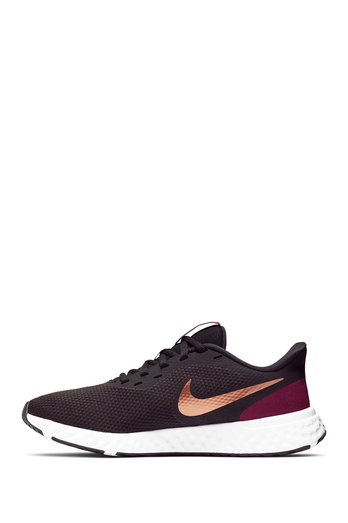 Revolution 5 Running Shoe, Alternate, color, 003 BLK/MTLC COPR/NIGHT MRN