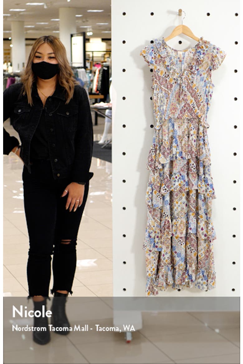 Romina Ruffle Midi Dress video