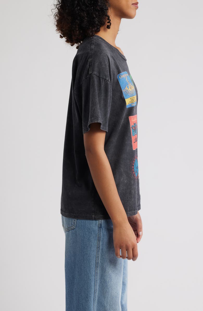 Daydreamer Grateful Dead Backstage Merch Cotton Graphic T-Shirt, Alternate, color, Reactive Black Acid