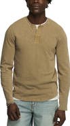 Lucky Brand Weekend Long Sleeve Slubbed Henley