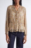 Ulla Johnson Robbie Print Silk Top