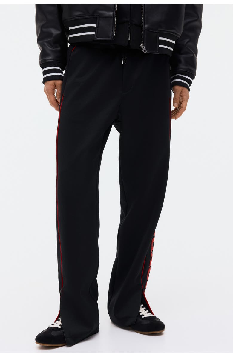 H&M Relaxed Fit Joggers, Alternate, color, Black/Honda