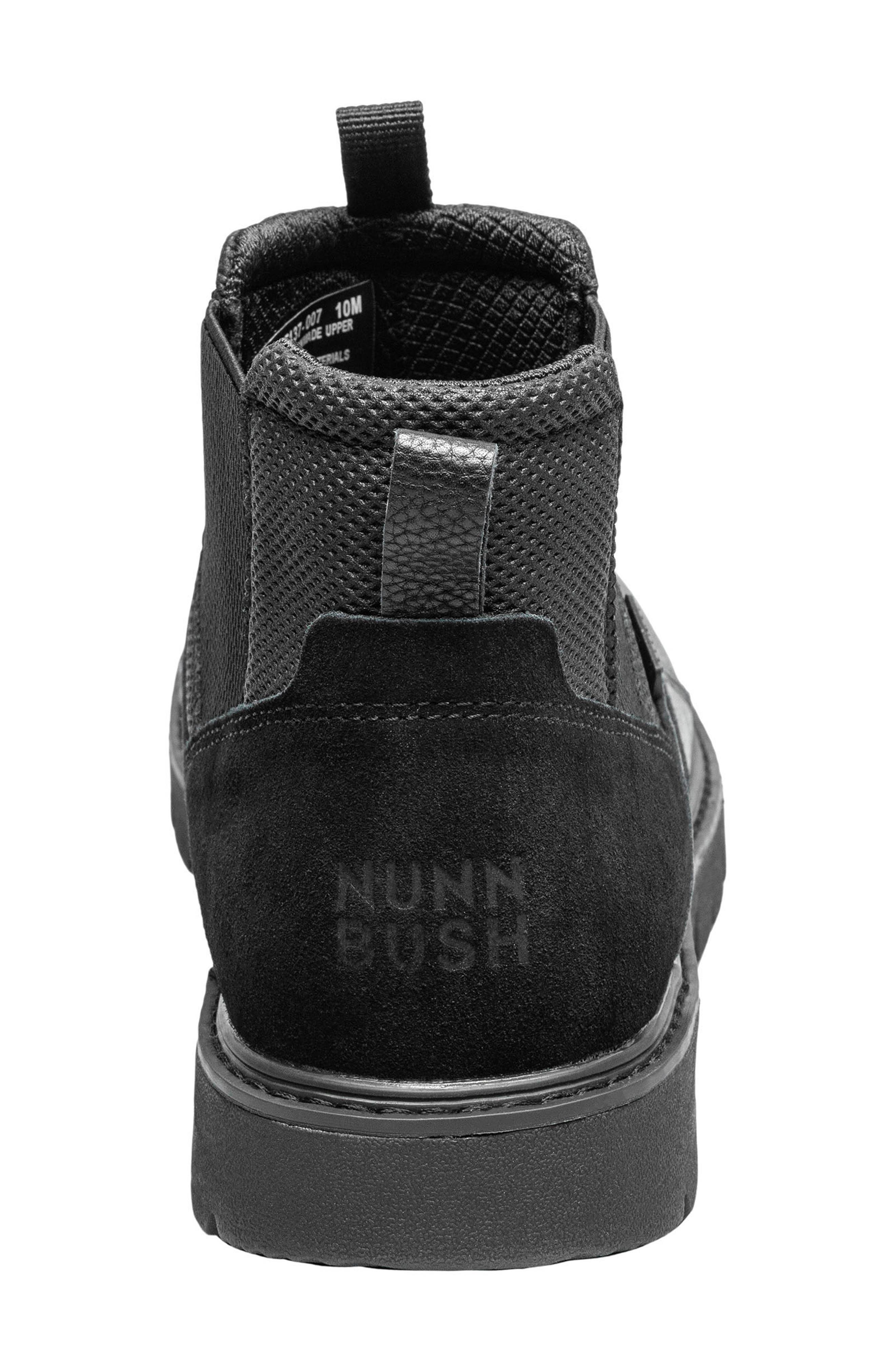 NUNN BUSH Karnak Plain Toe Chelsea Boot, Alternate, color, Black Tumble