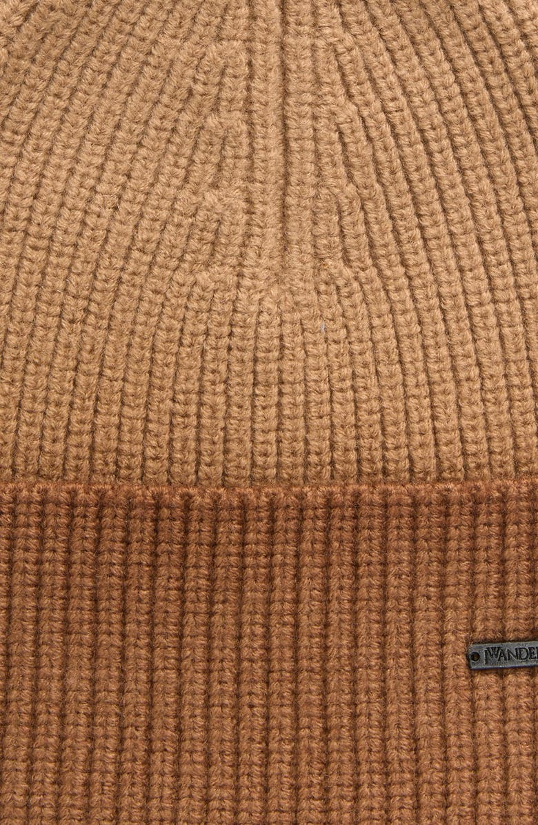 JW Anderson Gradient Ombré Cuff Merino Wool Rib Beanie, Alternate, color, 