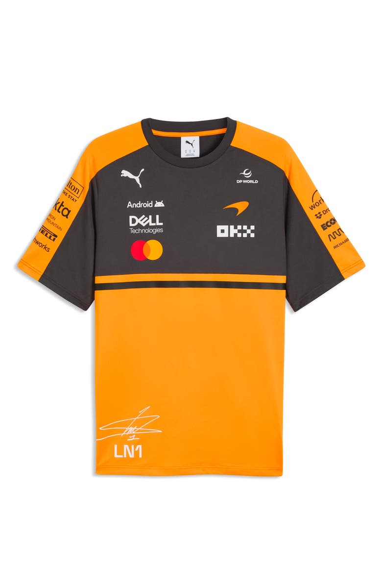 PUMA McLaren Replica Norris Racing T-Shirt, Alternate, color, Papaya