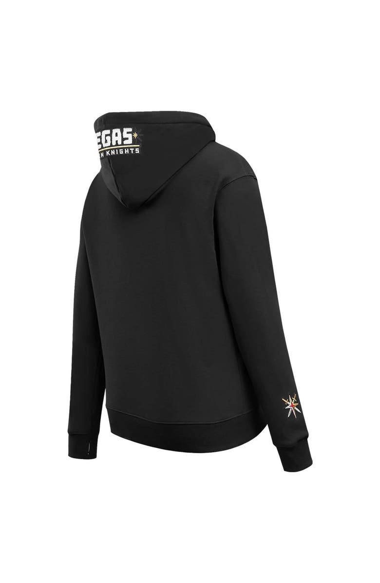 PRO STANDARD Women's Pro Standard Black Vegas Golden Knights Classic Chenille Pullover Hoodie, Alternate, color,