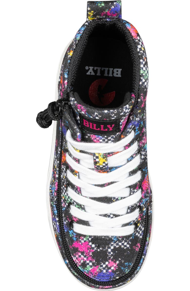 BILLY Footwear Kids' Sk8ter Zip Around Sneaker, Alternate, color, Rainbow Sk8ter Multi