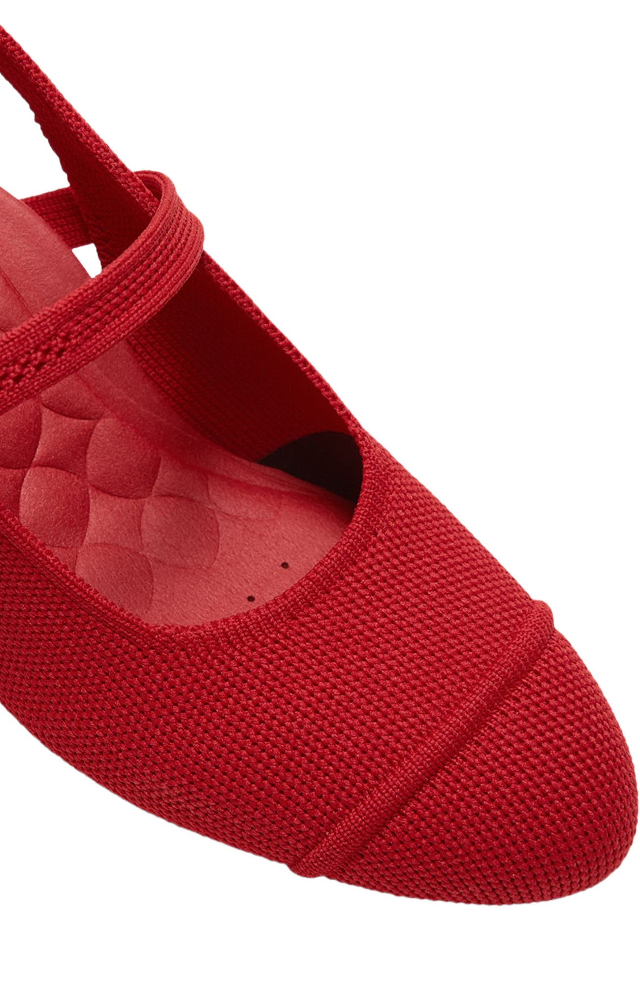 VIVAIA Almond-Toe Slingback Mary-Jane Sandals, Alternate, color, Ruby  Red