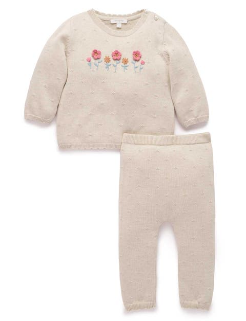 Scalloped Knit Set