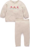 Purebaby Scalloped Knit Set