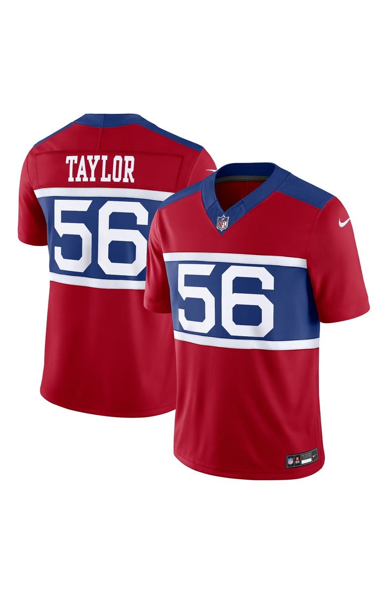 Nike Men's Nike Lawrence Taylor Century Red New York Giants Alternate Vapor F.U.S.E. Retired Player Limited Jersey, Alternate, color, Red