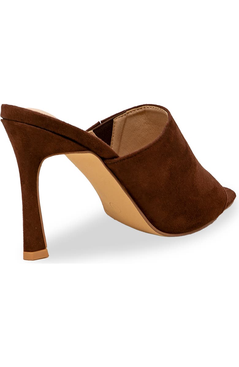CHASE AND CHLOE Open Toe Mule, Alternate, color, Brown