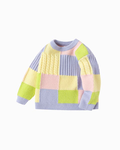 Patchwork Pop Pastel Sweater